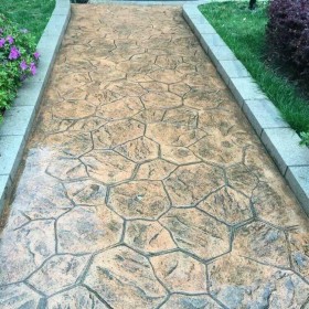 涼山州 藝術(shù)壓模地坪 壓花路面廠家 壓?；炷敛牧? 彩色壓花地坪材料廠家 免費技術(shù)指導(dǎo)
