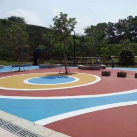 秦皇島市 生態(tài)透水混凝土 盲道透水混凝土 彩色整體透水路面 廠家出售