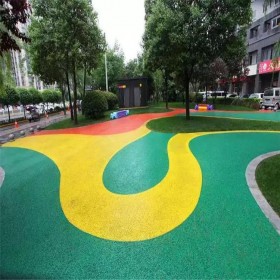 新鄉(xiāng)市 操場(chǎng)彩色混凝土 彩色地面透水混凝土 海綿城市透水地坪 材料批發(fā)