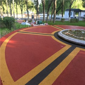 滁州市 商業(yè)街彩色混凝土 專業(yè)彩色透水混凝土修補 生態(tài)透水地坪 報價表